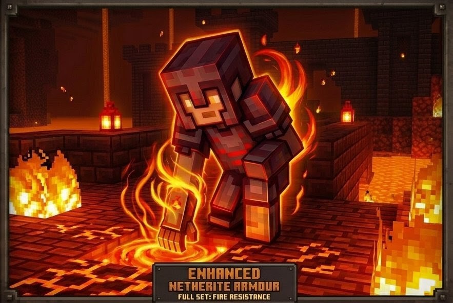 Enhanced Netherite Armour