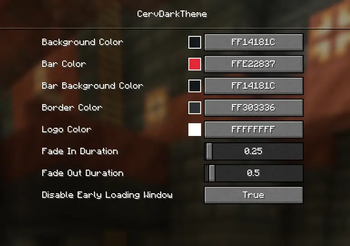 Cerv Dark Theme — screenshot 2