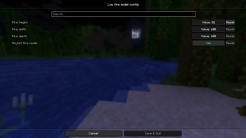 Low Fire model