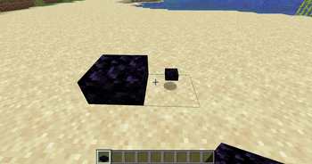 obsidian slabs