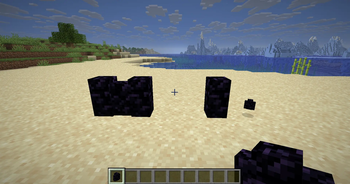 obsidian wall