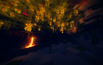 Lush cave