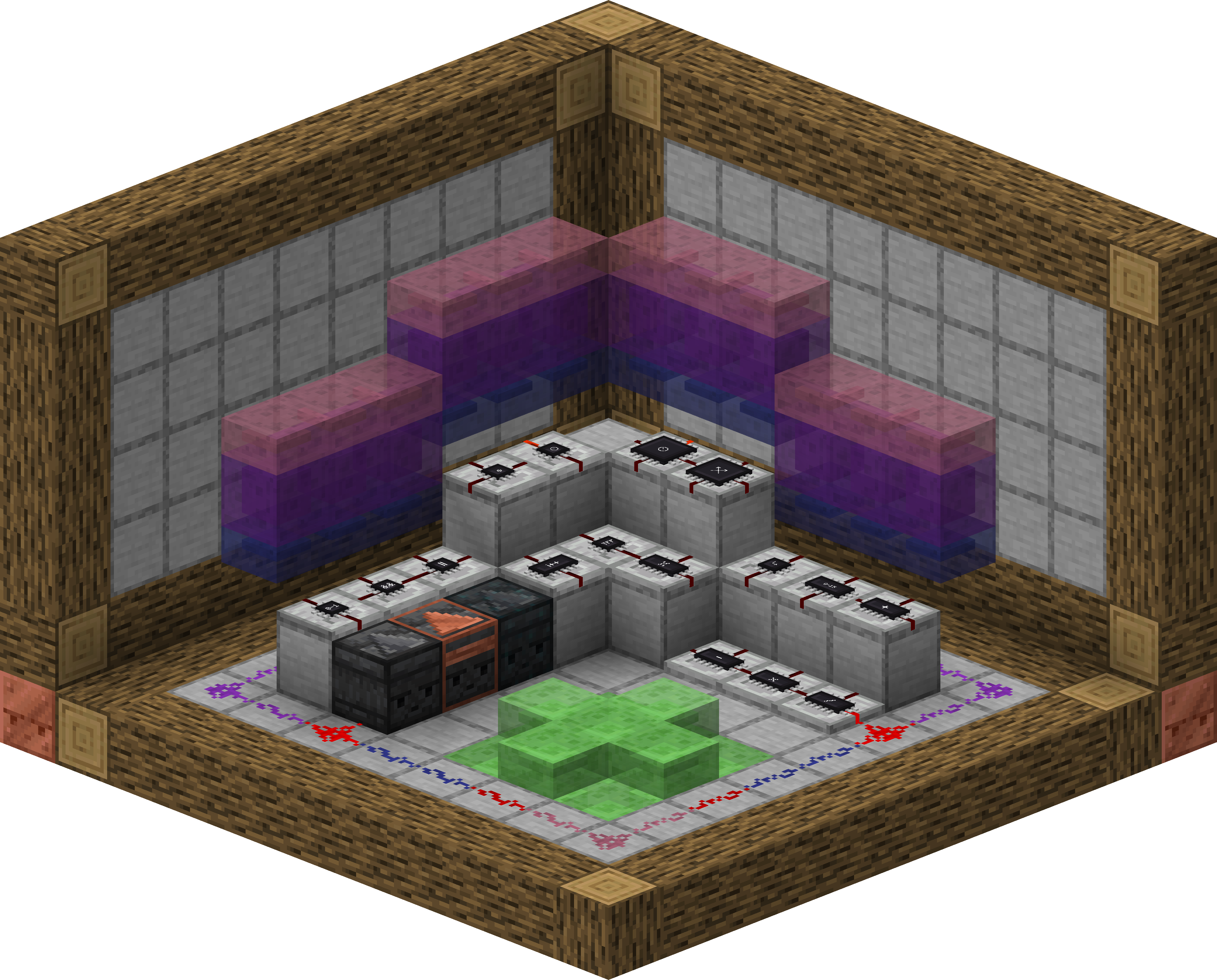Showcase of the various gates, observers and colored blocks added!