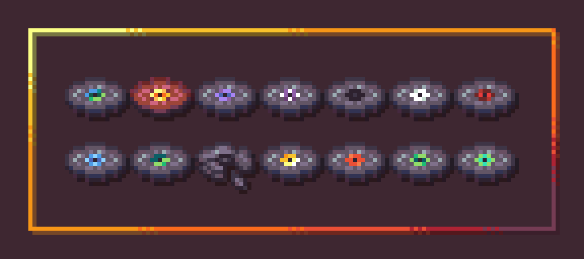 Reshaded items