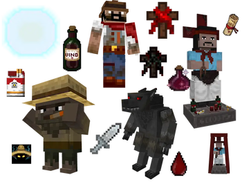 Todos los items, efectos, mobs.