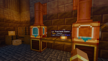 Fluid refill stations