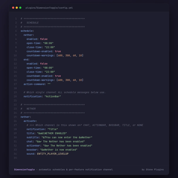 Schedules & Notification Channels