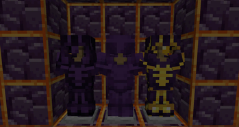Purple Netherite Armor / Trims
