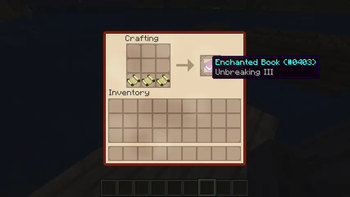 Craft Scrolls into enchanted books