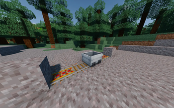 Minecarts in game