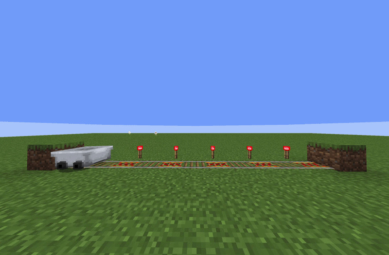 Minecart Animation in game