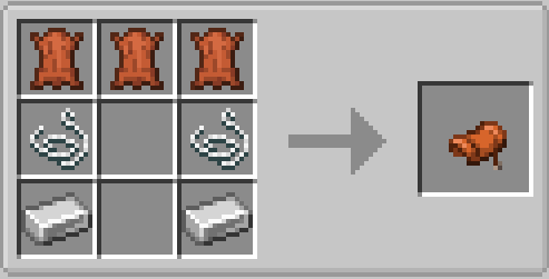 Saddle crafting recipe