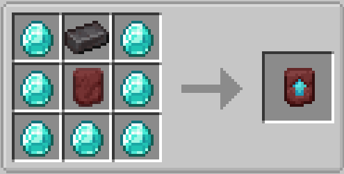Netherite smithing template recipe