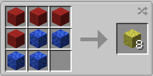Sponge crafting recipe