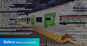 Before (Mod not installed)