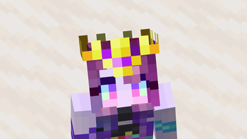 Netherite Crown on player