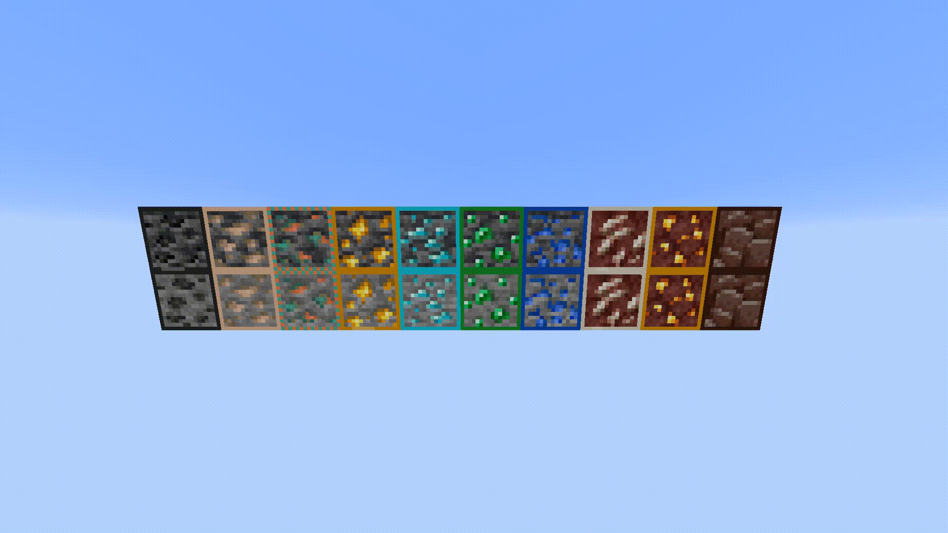 Blinking Ores Showcase