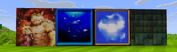 The 4 paintings of Fire, Water, Air, and Earth!