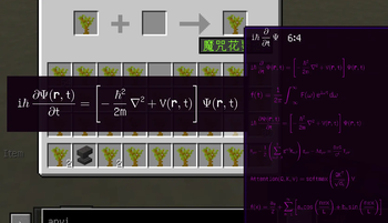 LaTeX in the item tooltip