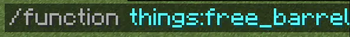 Rewarding a free barrel