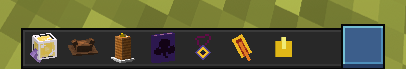 All item on hotbar