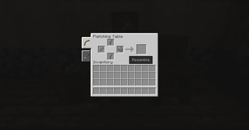 Fletching Table UI