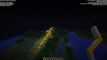 lightning bomb causing destruction of hell
