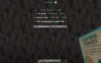My Permits Screen