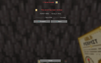 Inspect Revoked Permit