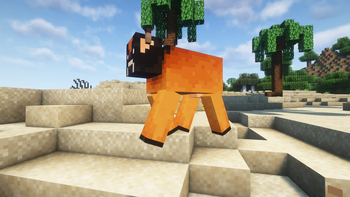 sunset cow (minecraft earth mob)