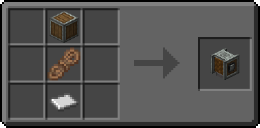 Create rope pulley recipe