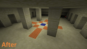 Wool temple pattern inside / Шерстяной узор внутри храма