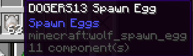 Wolf Spawn Eggs