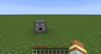 Block Dispencer Facing the Player