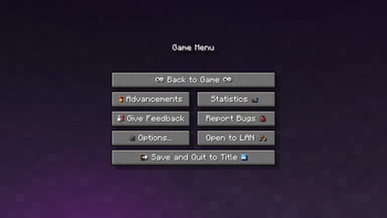 Small Icons Escape Menu