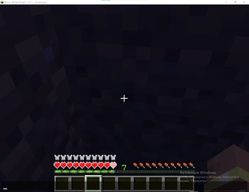 in netherite armor under water