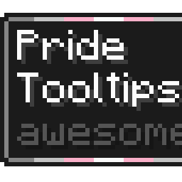 Demigirl Pride Flag Tooltip (Frame-only 7-Color)