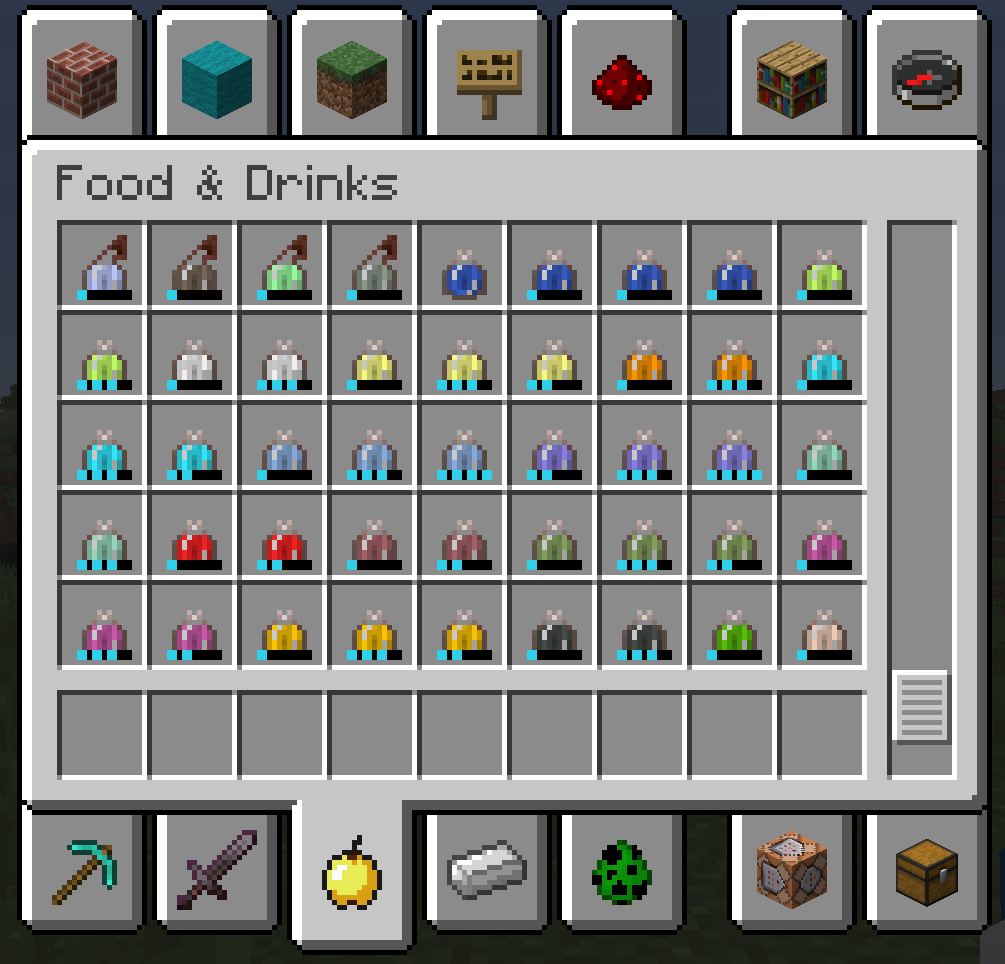 LPBC Bar Lingering Potions In Inventory