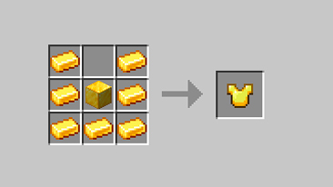 Gold Chestplate Crafting
