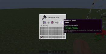 Amethyst Sword With Speed Enchantment