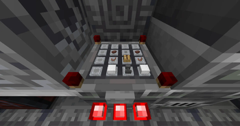 Place your recipes in the crafting grid