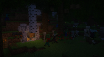 During the night
