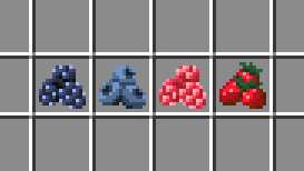 All types of berries
