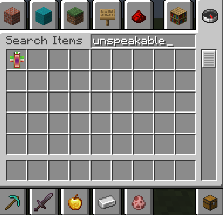 Unspeakable Pickaxe