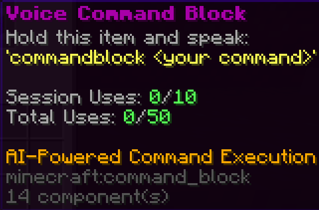 Commandblock hover