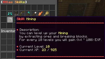 Reset Skills Message