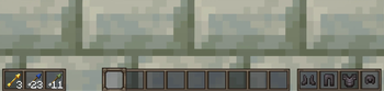 HUD for armor and arrows