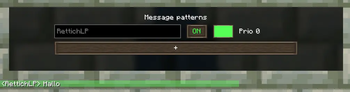 Chat message patterns for highlighting