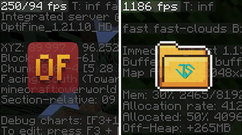FPS Comparison with Optifine