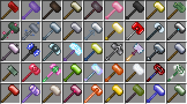 These were added with Miner's Minerals in mind but they can be crafted with ingredients from any other mods.